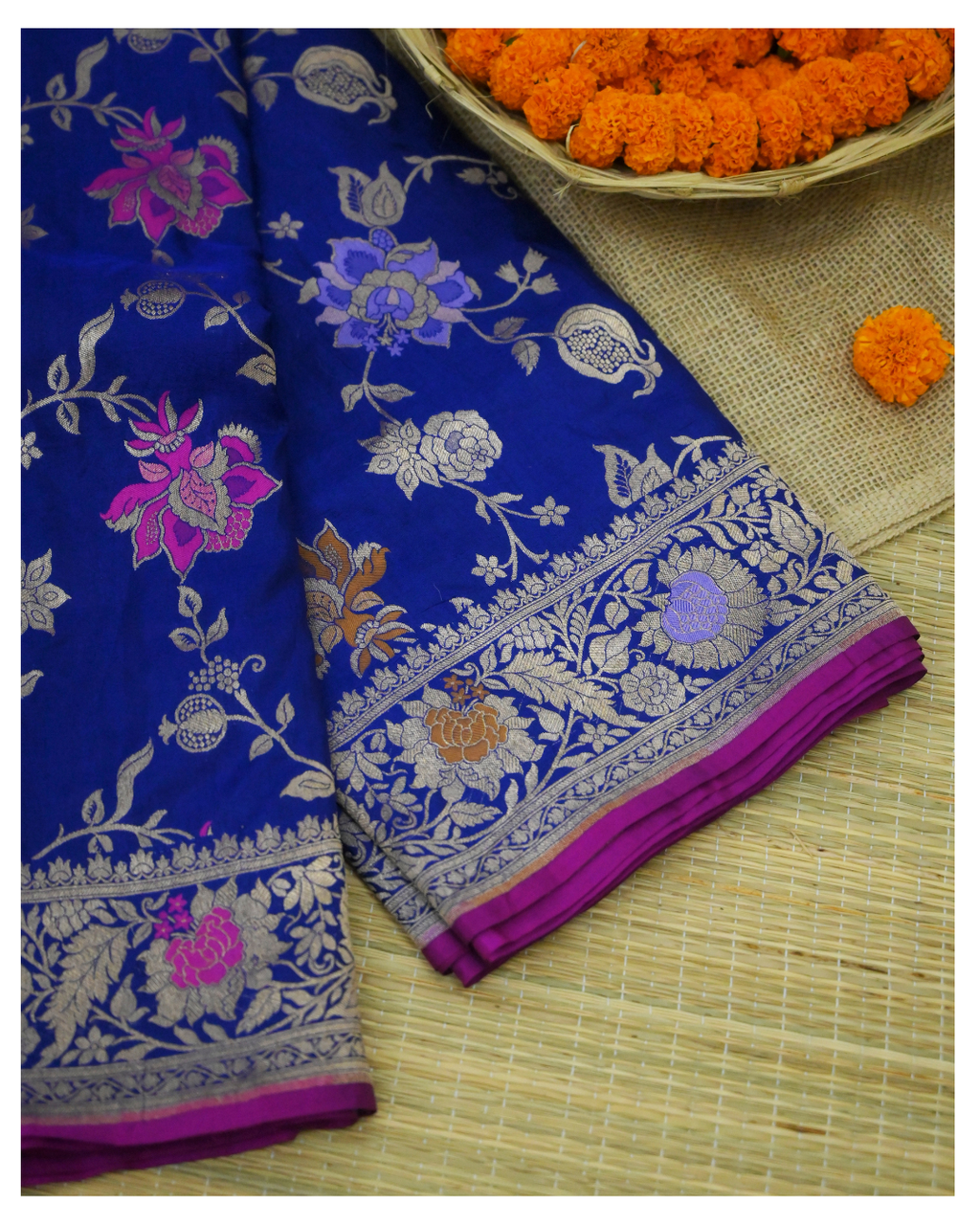 Pure Katan Silk Handloom Banarasi Saree