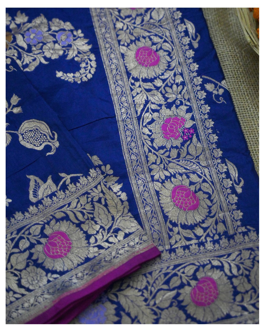 Pure Katan Silk Handloom Banarasi Saree
