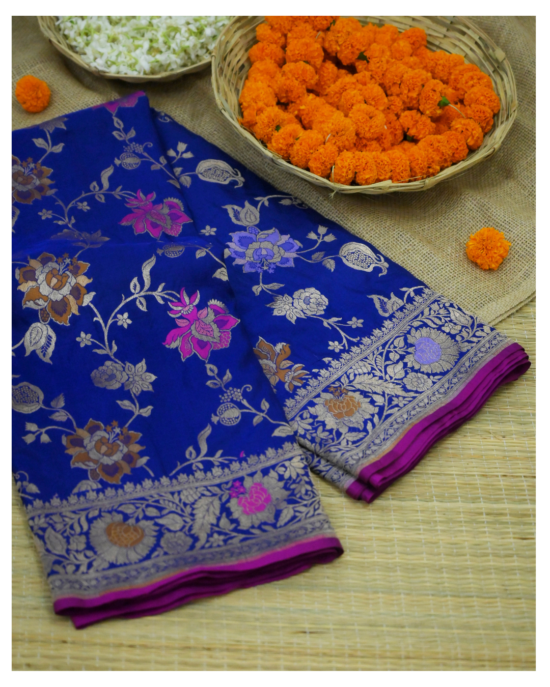 Pure Katan Silk Handloom Banarasi Saree