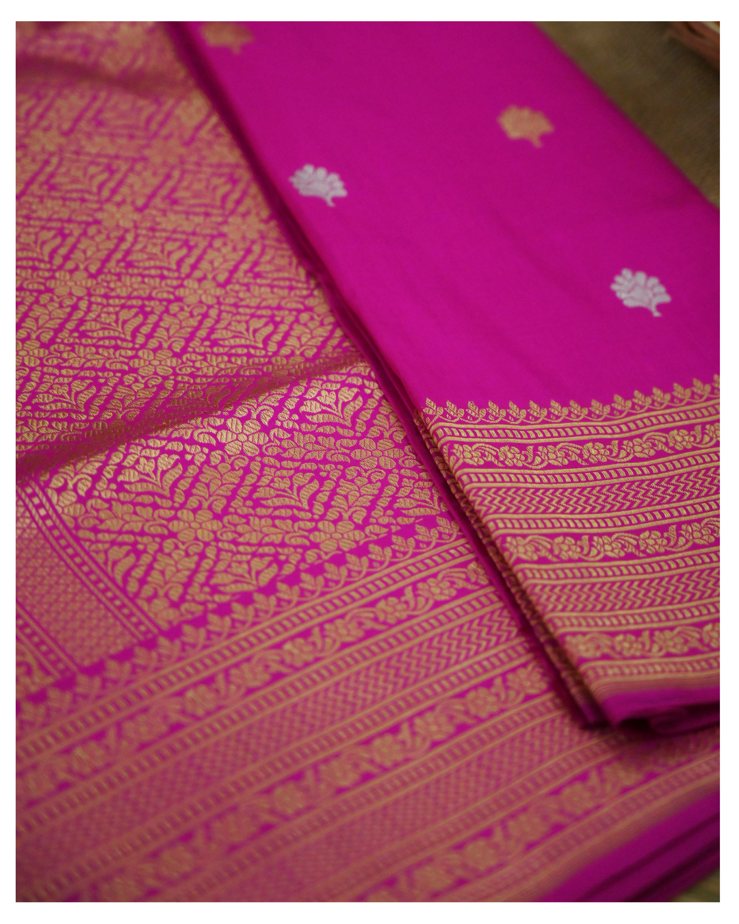 Pure Katan Silk Handloom Banarasi Saree