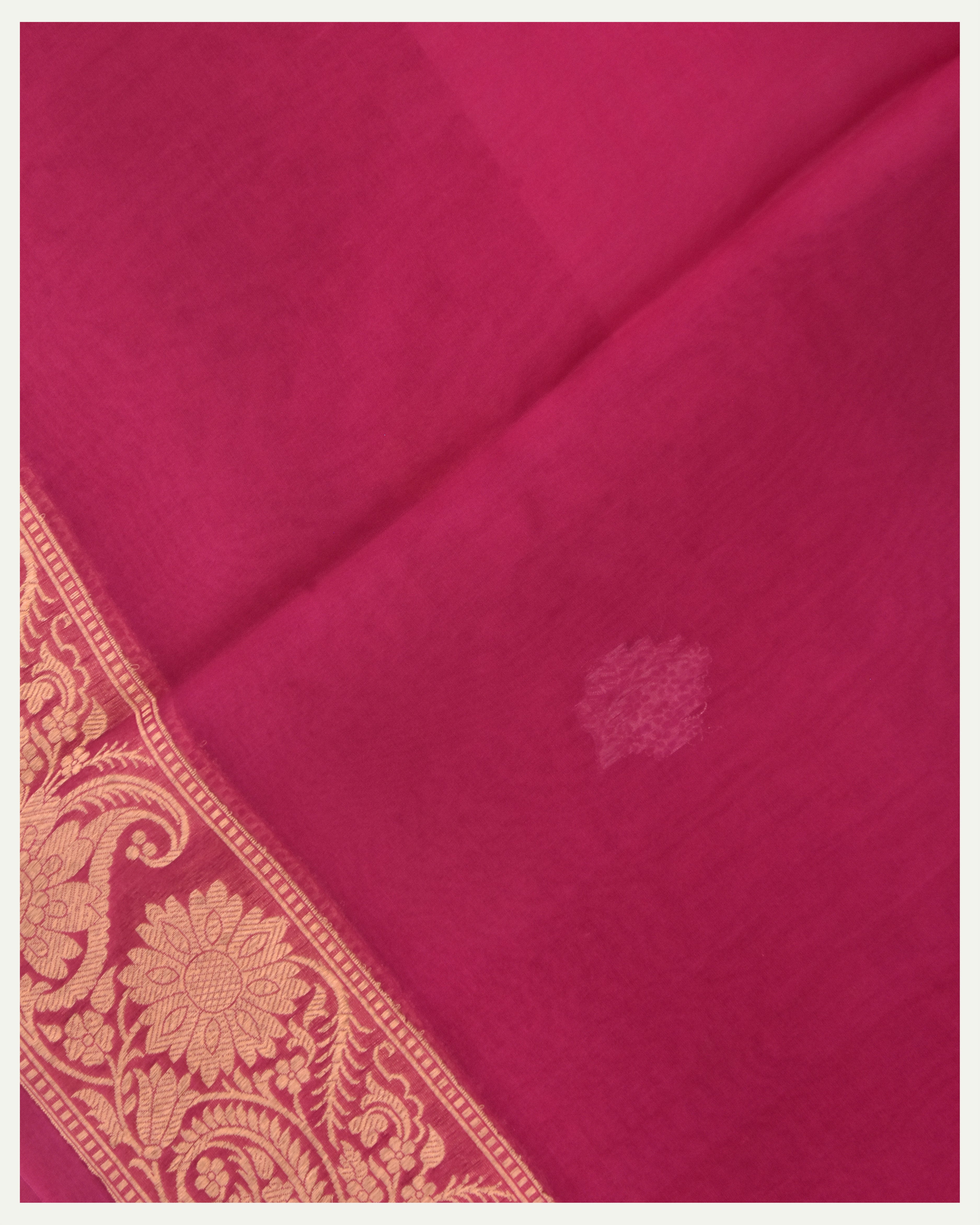 Pure Banarasi Handloom Kora Silk Saree