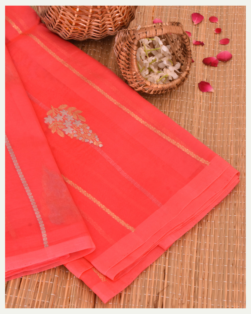 Banarasi Kora Organza Silk Saree