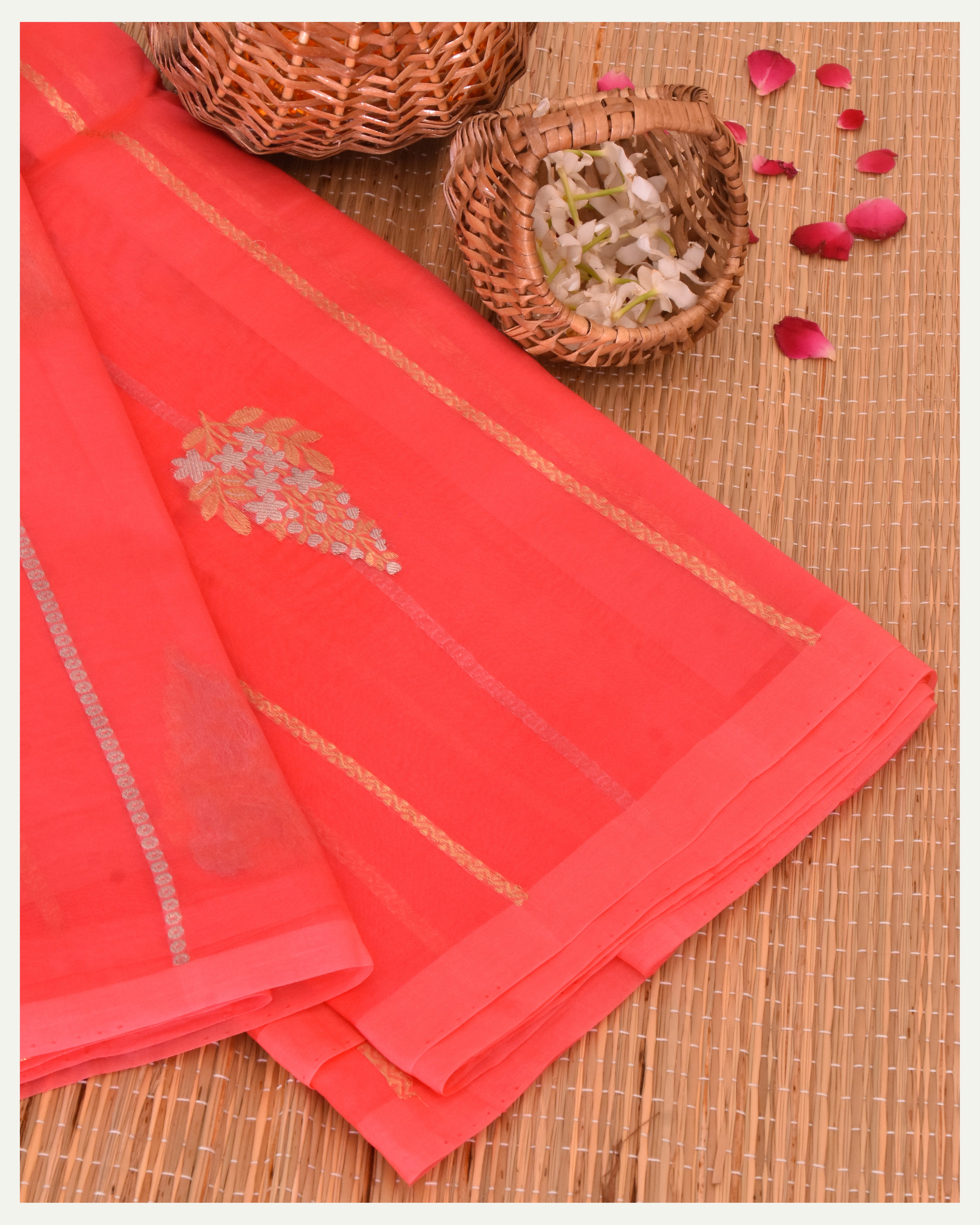 Banarasi Kora Organza Silk Saree