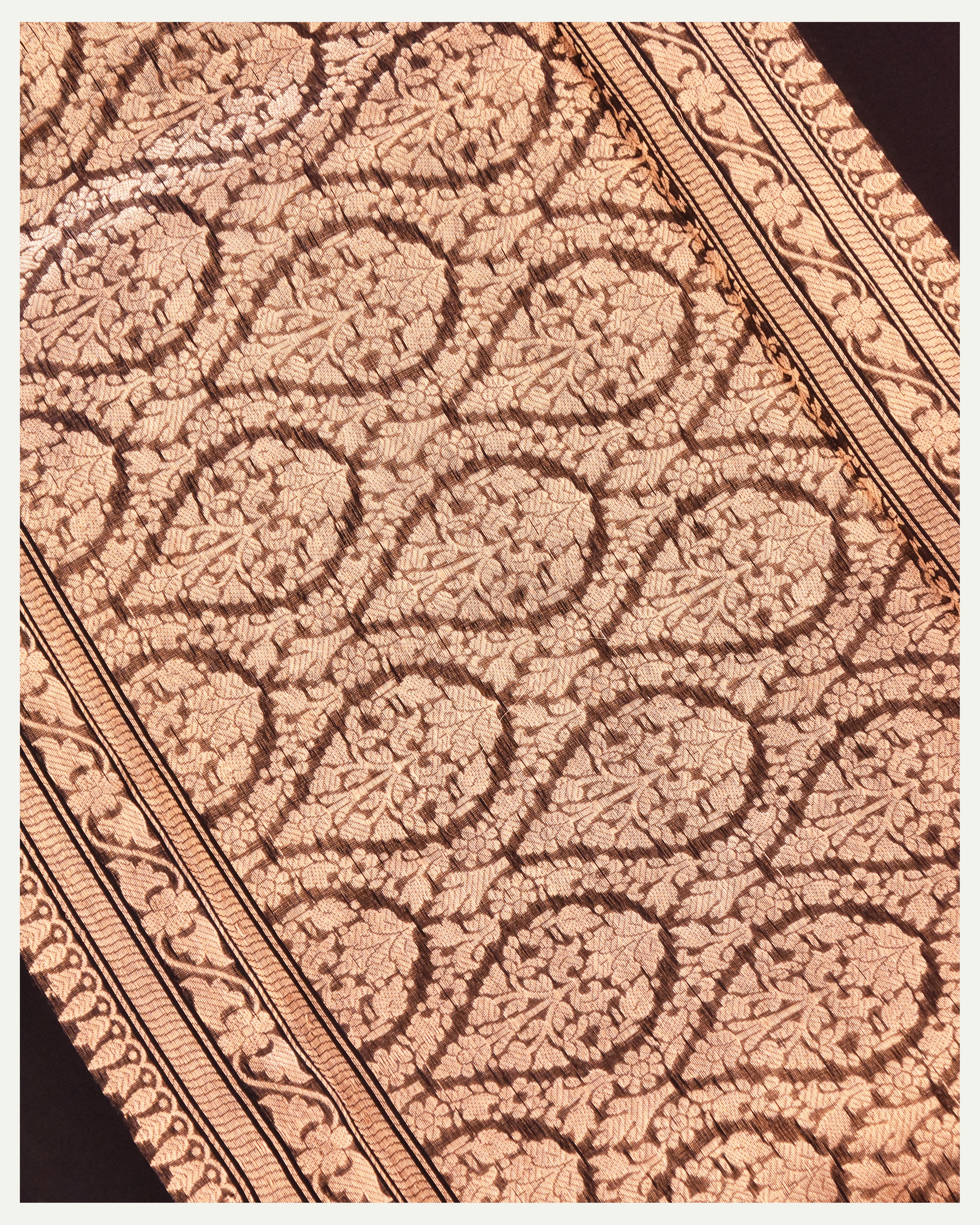 Black Pure Kora silk Handloom Banarasi Saree