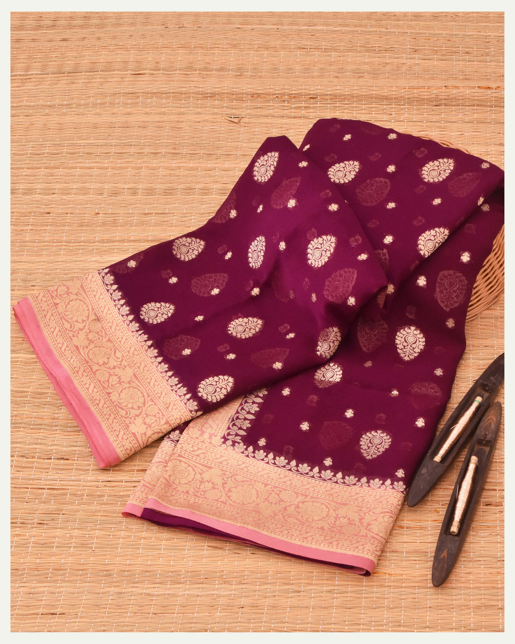 Banarasi Khaddi Georgette Saree