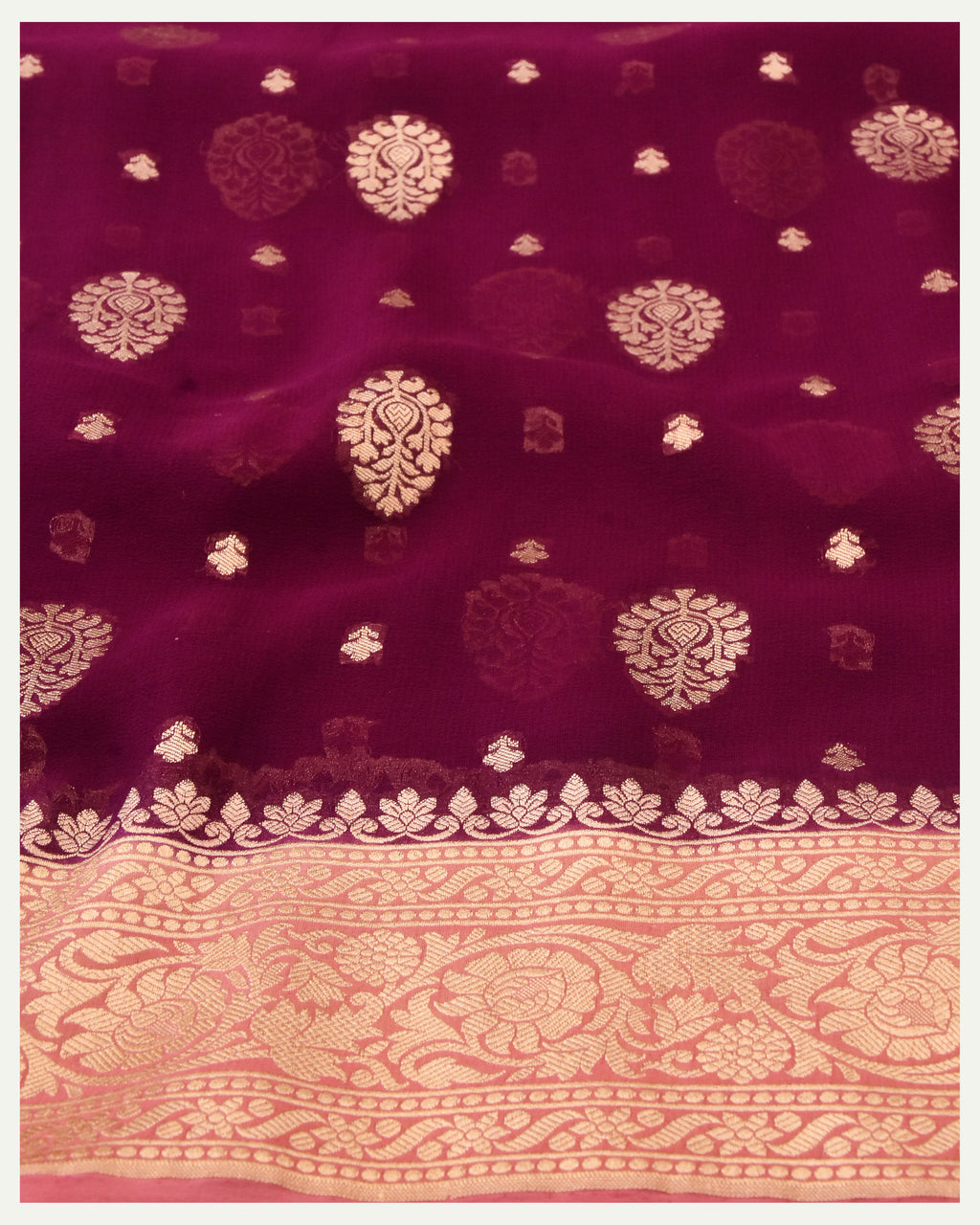 Banarasi Khaddi Georgette Saree